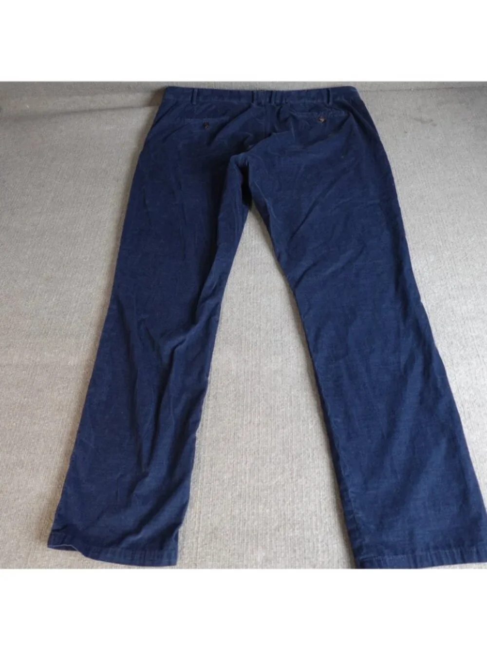 Peter Millar Pants 44 x 32 Blue Corduroy Colt Tailored Fit MF24XB73